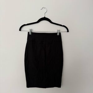 Elegant Black Pencil Skirt